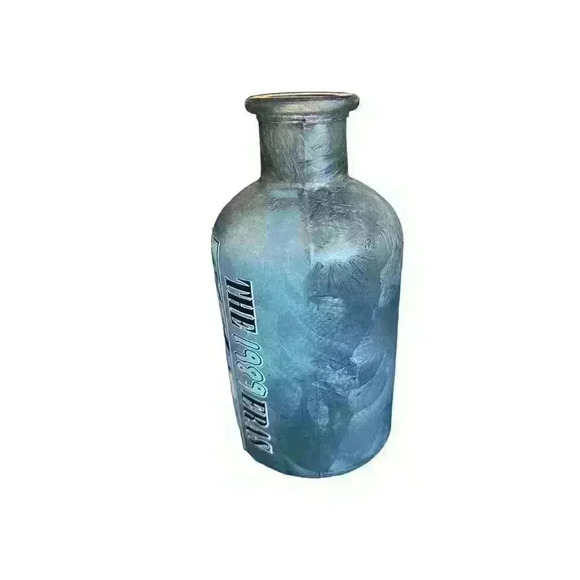 Homemade Taylor Swift Inspired Decorative Bottle Blue Glass The 1989 Eras - Picture 8 of 10